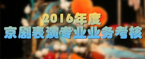 啊～嗯～我下水好多水少妇国家京剧院2016年度京剧表演专业业务考...